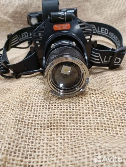 Мощный фонарь 2в1 с датчиком