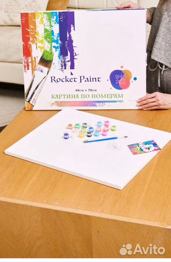 Картина по номерам на холсте новая