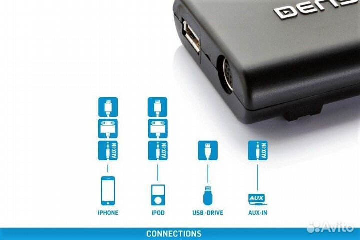 USB/BT адаптеры Dension для Toyota LC100 Не Китай