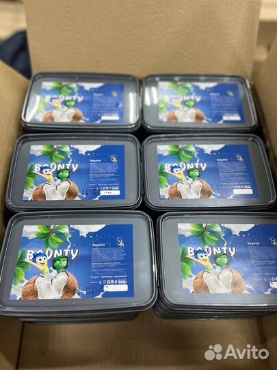 Шоколад в брикетах баунти