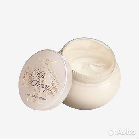 Питательный крем для рук и тела молоко и мед
