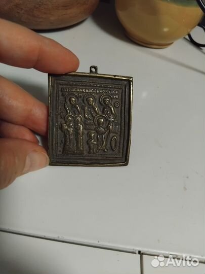 Медная икона