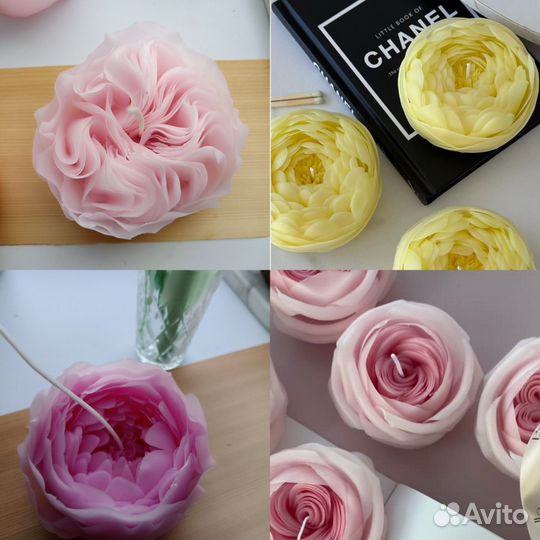 Свечи цветы