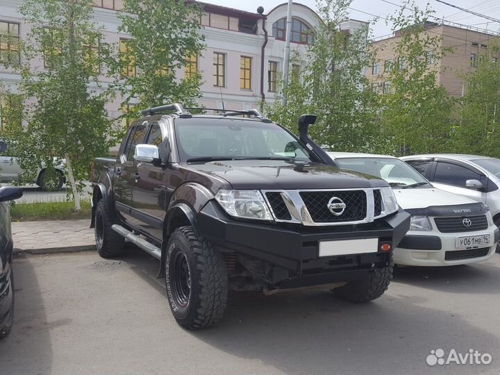 Бампер передний силовой Ниссан Навара д40 2010-15