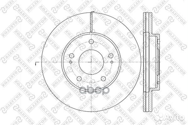 6020-3034V-SX диск тормозной переднийMitsubish