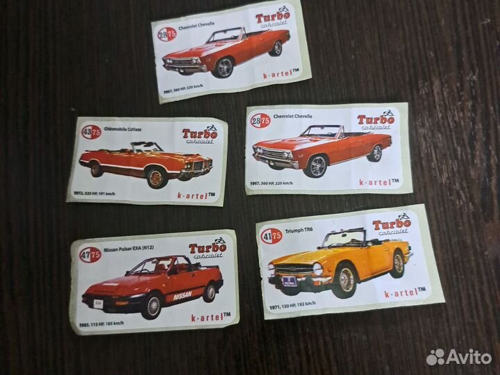 Наклейки turbo