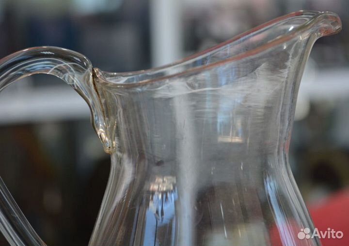 Стеклянный кувшинчик- молочник