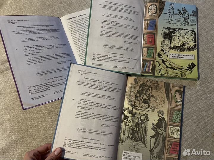 Учебники Литература 5 класс Три части Бунеева