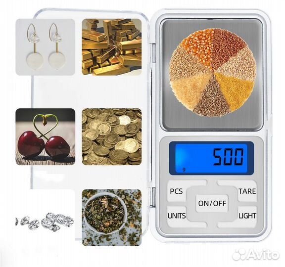 Карманные электронные весы 500/0.01 гр