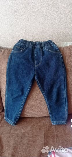 Джинсы утепленные для девочки 116