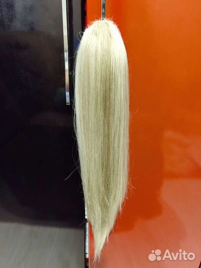 Волосы накладные хвост шиньон