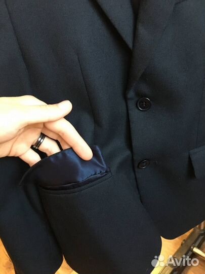 Пиджак школьный для мальчика 128