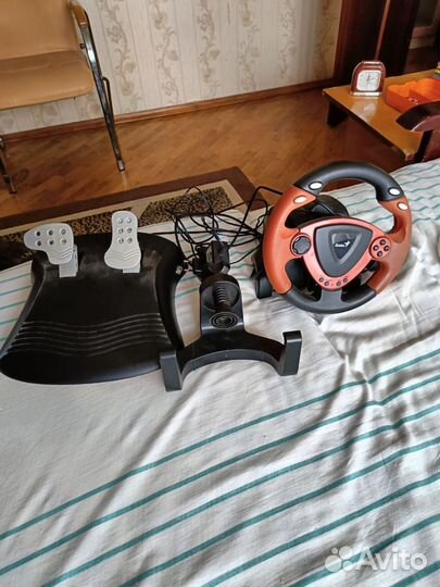 Игровой руль для пк с педалями