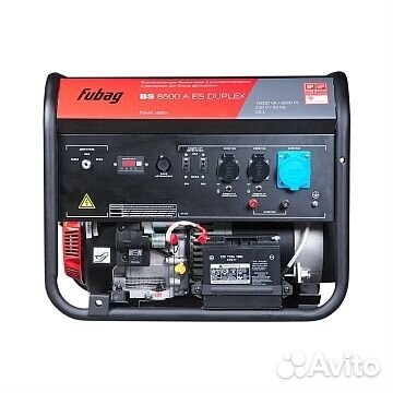 Бензиновый генератор fubag BS 8500 A ES Duplex