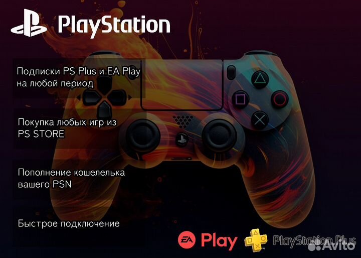 Подписка EA play PS Plus/Essential Extra Deluxe