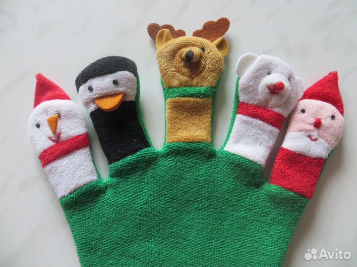 Детская мочалка рукавичка avon