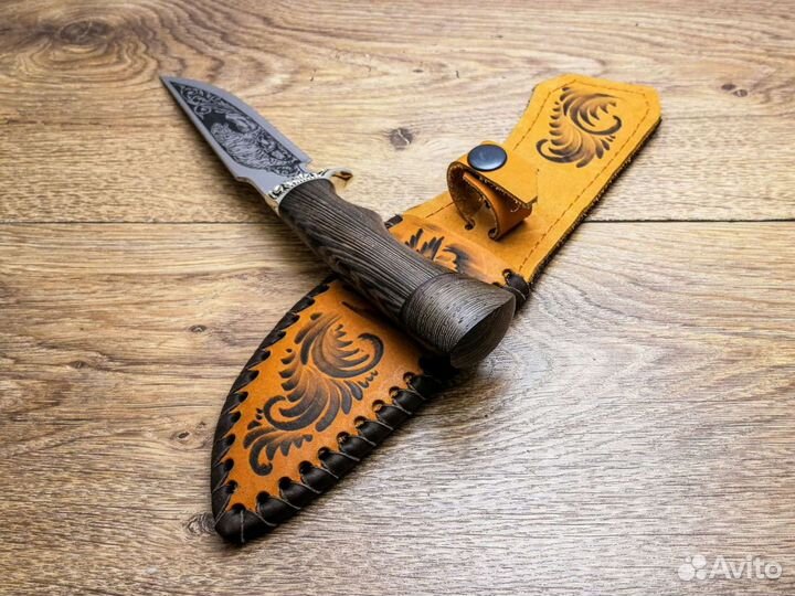 Нож Следопыт из стали 98Х18 с гравировкой