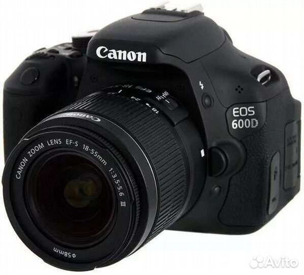 Зеркальный фотоаппарат canon 600d