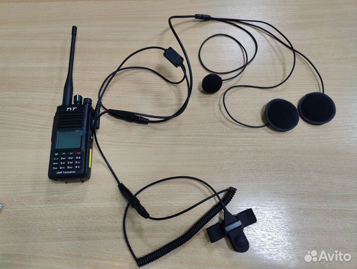 Мото гарнитура для раций Baofeng TYT Kenwood и др