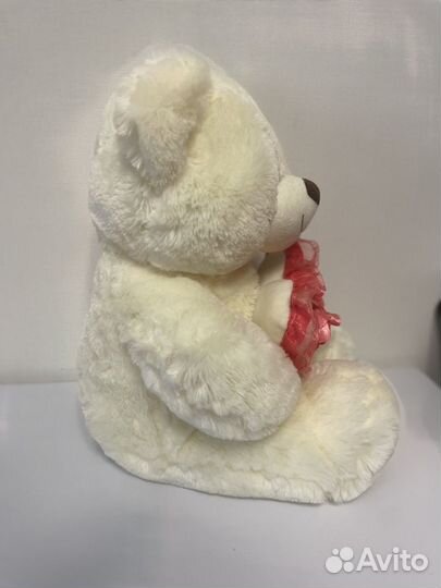 Мягкие игрушки мишка40см заяц30см