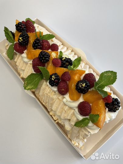 Меренговый рулет