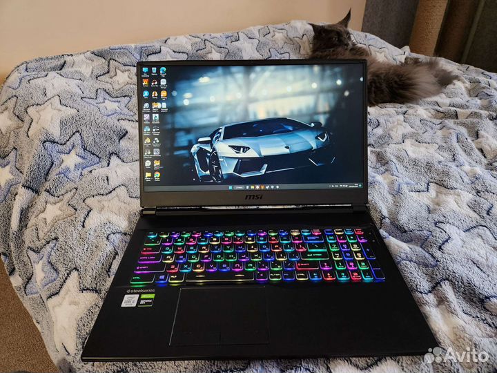 Игровой ноутбук MSI GL75 1660 ti 512ssd