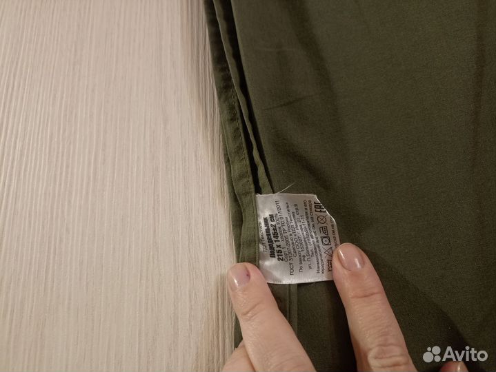 Пододеяльник 215х145, хаки