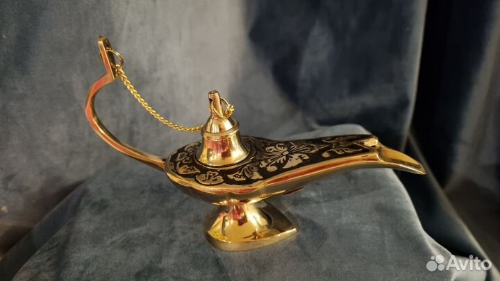 Волшебная лампа Алладина латунная