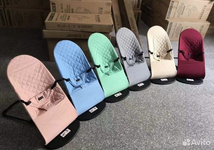 Детский шезлонг новый Luxmom