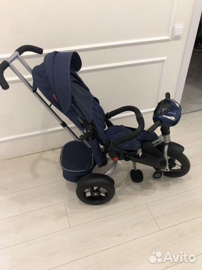 Детский трёхколёсный велосипед с ручкой