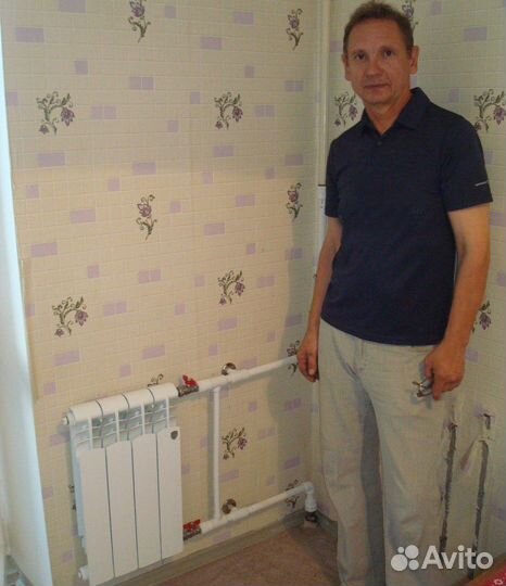 Монтаж батарей, Отопление, Тёплый пол, Все районы