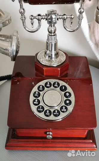 Ретро телефон стационарный