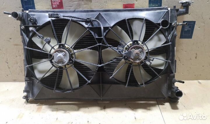 Радиатор двс toyota vista zzv50 1zz