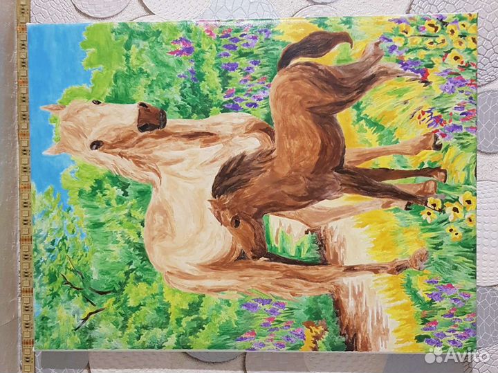 Картина по номерам готовая