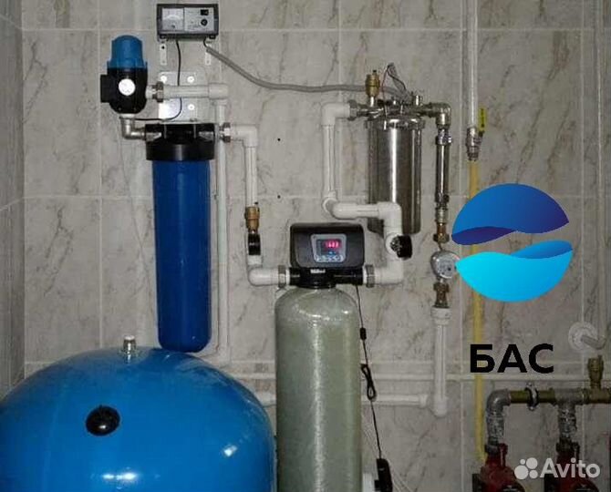 Фильтр обезжелезивания и умягчения воды 1,8 куб/ч