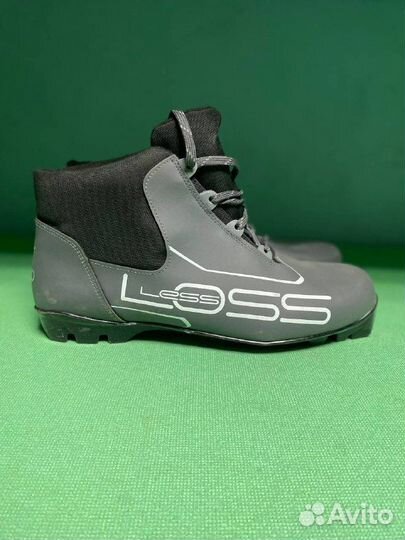 Ботинки для беговых лыж 47р NNN серый Spine