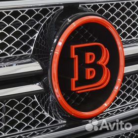 Наклейка на крылья Mercedes Benz с логотипом Brabus эмблема логотип эмблема  шильдик