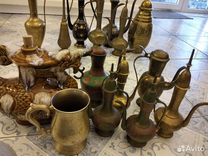 Чайники, кофейник, кумган, медь, латунь, бронза