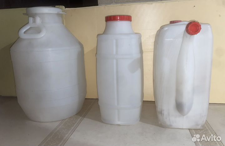 Канистры, бутыли для воды 40, 28, 25, 19, 10, 5 л