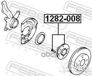 Ступица передняя (hyundai tucson 2004-2010) febest