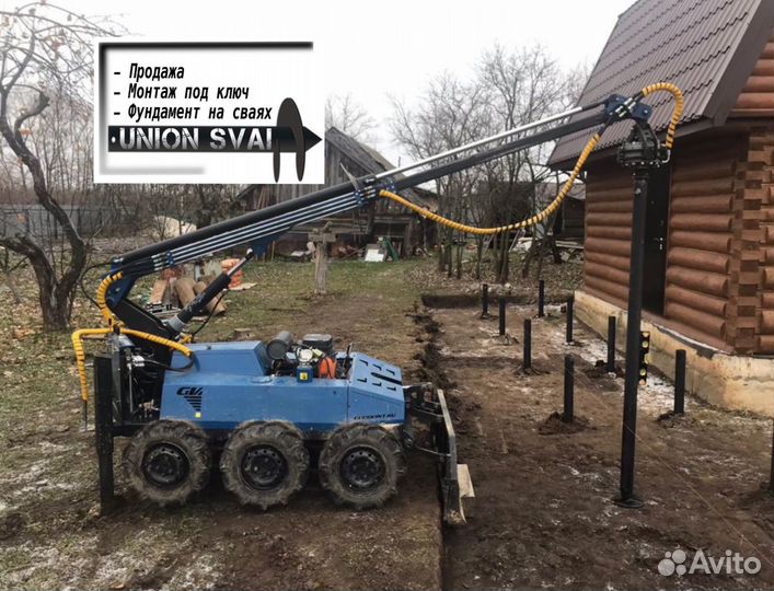 Винтовые сваи под ключ установка 76,89,108,133