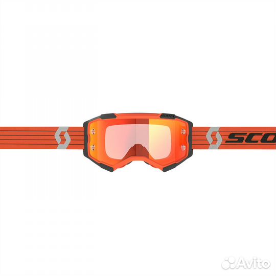 Очки scott Fury orange grey orange chrome works