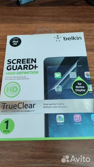 Защитное стекло iPad Air Belkin
