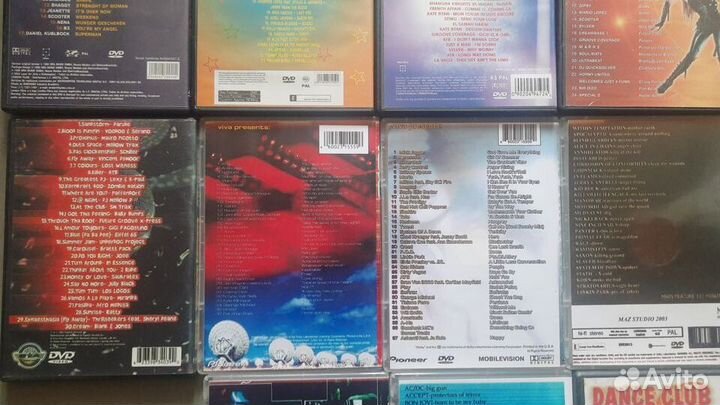 Коллекция DVD дисков с клипами