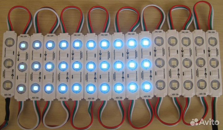 RGB адресные светодиодные модули/ленты 12V