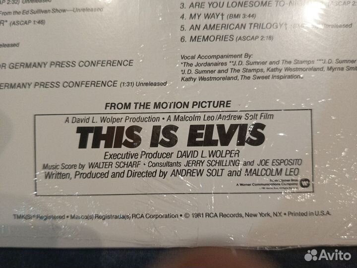 Запечатан2LP Elvis Presley – This Is Elvis