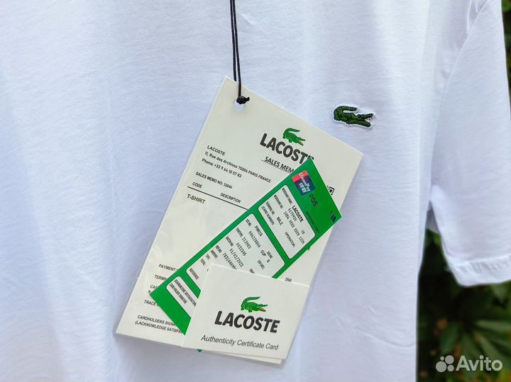 Футболка мужская lacoste