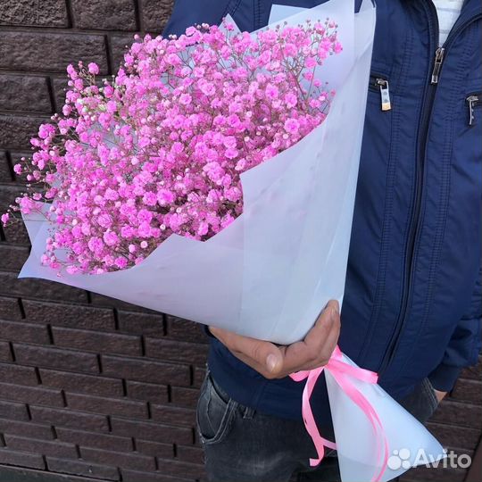 Гипсофилы букет цветов