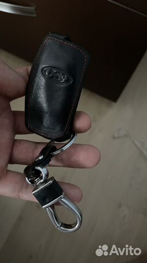 Кожаный чехол на ключ ford kuga