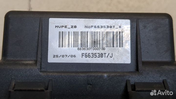 Сопротивление отопителя Peugeot 607, 2002